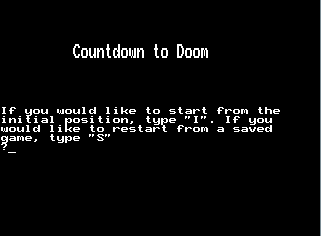 Countdown to Doom Screen Shot