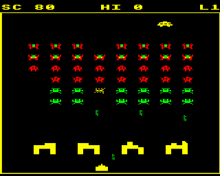 Invaders Screen Shot